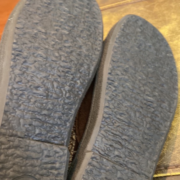 Clarks suede 8 leather slip on fleece lined shoes - Picture 6 of 6